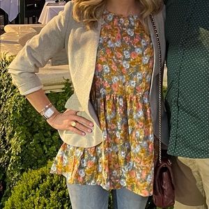 Floral Babydoll Blouse